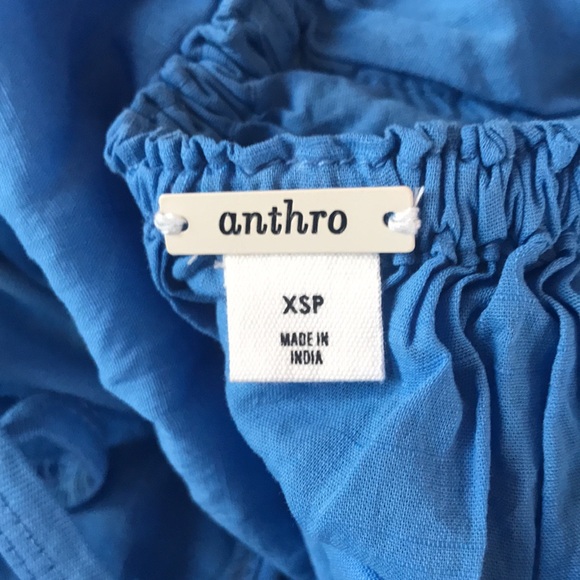 Anthropologie Scoop Neck Cover Up Mini Dress - Picture 8 of 9